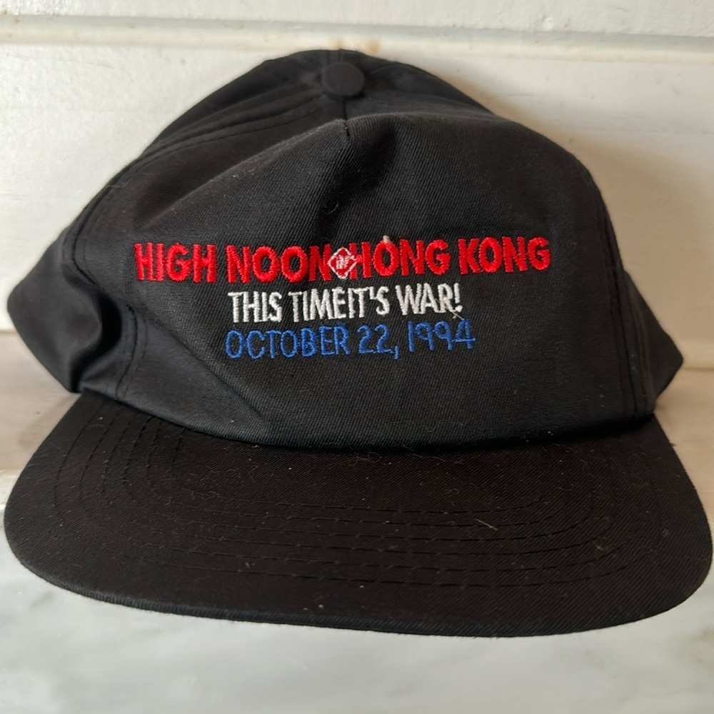 94’ Boxing Promo High Noon in Hong Kong SnapBack Hat OS NWOT